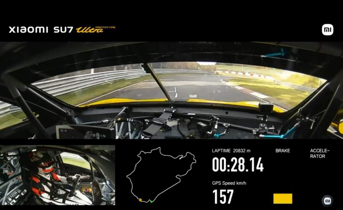 售价81.49万元！小米SU7 Ultra成纽北最速四门车，吊打保时捷特斯拉(图7)