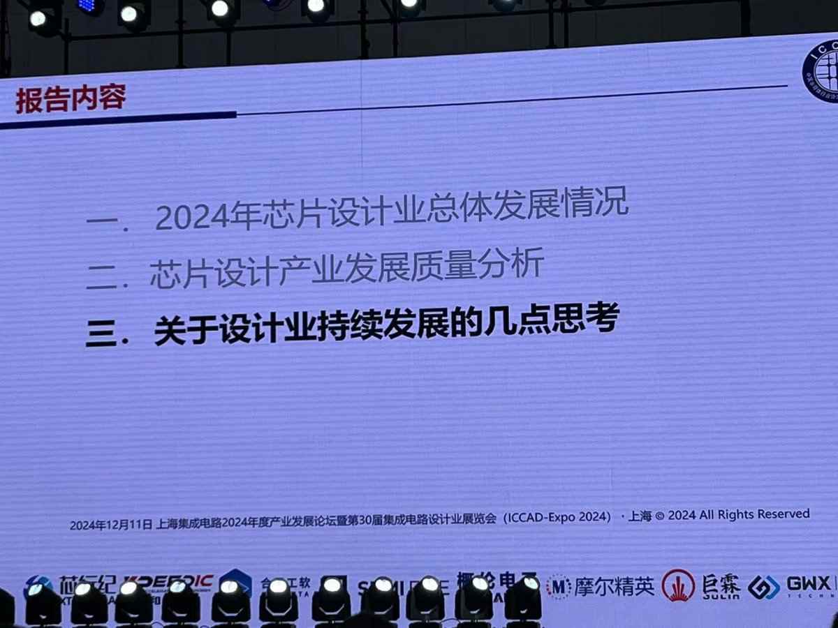 魏少军ICCAD2024演讲：中国芯片设计业要自强不息(图21)