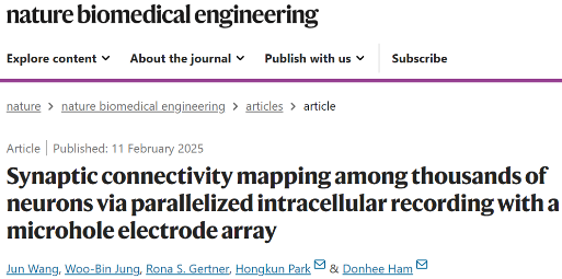 哈佛团队研发新型 CMOS 芯片，成功绘制 2000 个大鼠神经元图谱(图1)