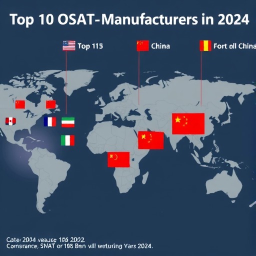 2024年全球OSAT厂商市场规模排名Top10, 中国大陆有四家(图2) 2024年全球OSAT厂商市场规模排名Top10, 中国大陆有四家(图2)