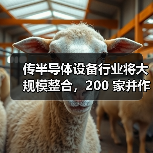 传半导体设备行业将大规模整合，200 家并作10 巨头（图4）