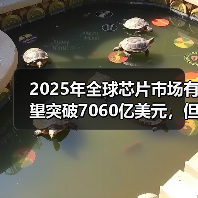 2025年全球芯片市场有望突破7060亿美元，但增长挑战亦大（图1）