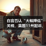 白宫否认“大幅降低”关税，美国11州起诉，中方回应（图1）