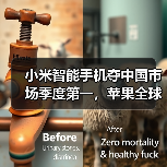 小米智能手机夺中国市场季度第一，苹果全球季增10%难阻滑铁卢（图1）