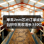 苹果2nm芯片订单或推台积电营收增长330亿美元（图1）