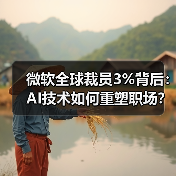 微软全球裁员3%背后：AI技术如何重塑职场？（图1）