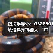 极海半导体：G32R501 筑造具身机器人 “中国芯” 技术底座（图2）